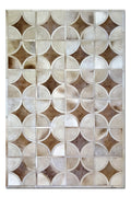 ALPHA – Custom Animal Hide Rug in Geometric Circle Pattern 2