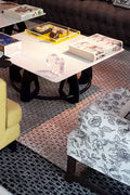 AMANDA BORDER – Sculpted Shearling Rug in Oversized Format 3