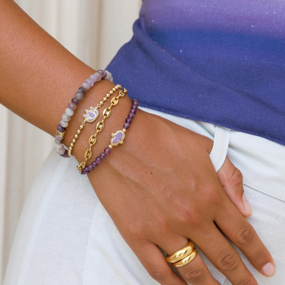 Calm Spirit Amethyst Bracelet