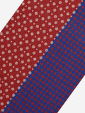 Andrea (red/blue) - Soft and lightweight Italian scarf from 100% wool 3