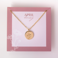 April Birth Flower Necklace • Daisy 1