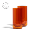 Cove 16oz Glass Pint - Set of 2 - Amber 1