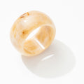Flat White Bangle Bracelet 1