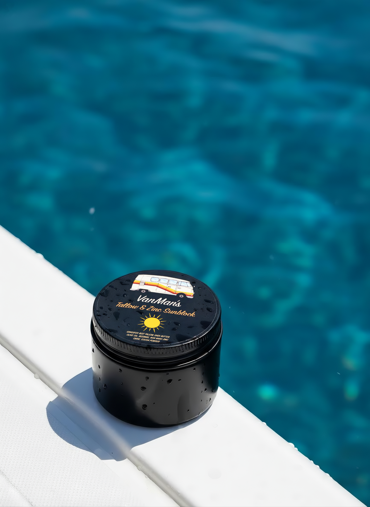 VanMan’s Tallow & Zinc SunBlock - 2 oz