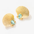 Antibes Earrings in Sea 1