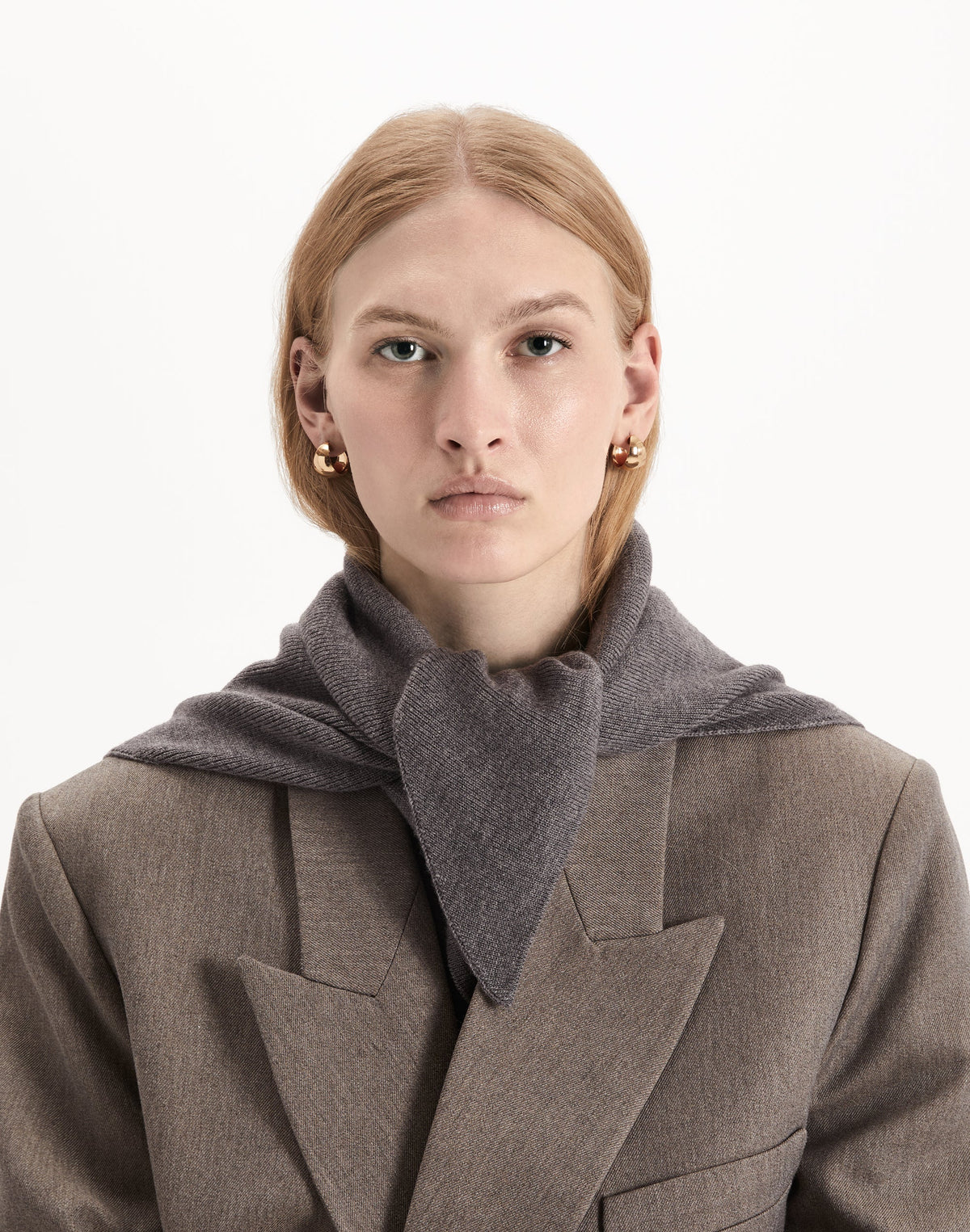 Merino Bandana Triangle Scarf