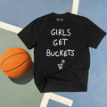 Girls Get Buckets - T-Shirt - Black 3