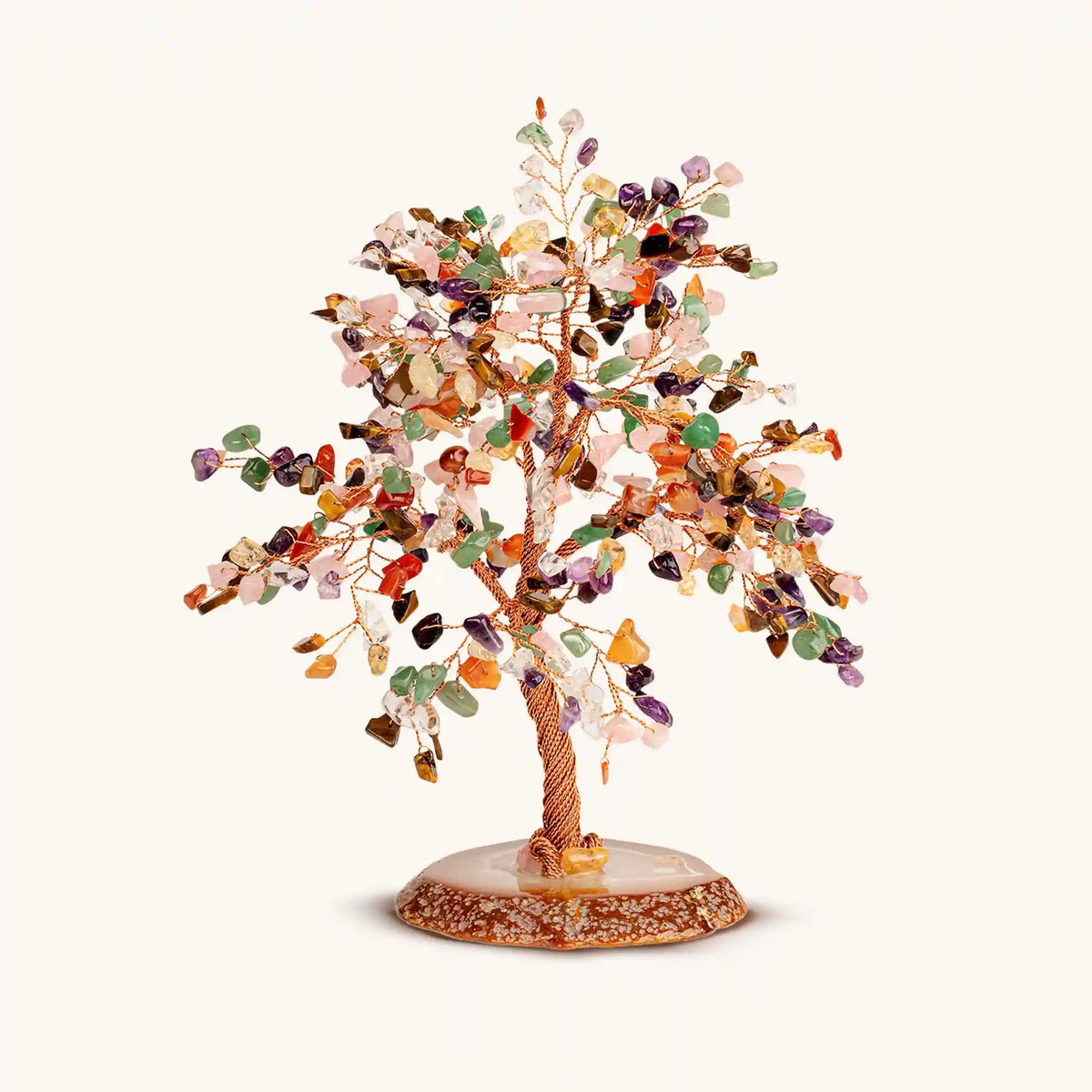 Invigorated Spirit Multi-Stone Feng Shui Tree