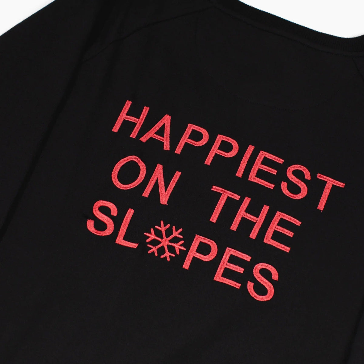 Happiest on the Slopes® Skiing Snowboarding Sweatshirt