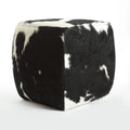 Modern Hide Square Pouf 3