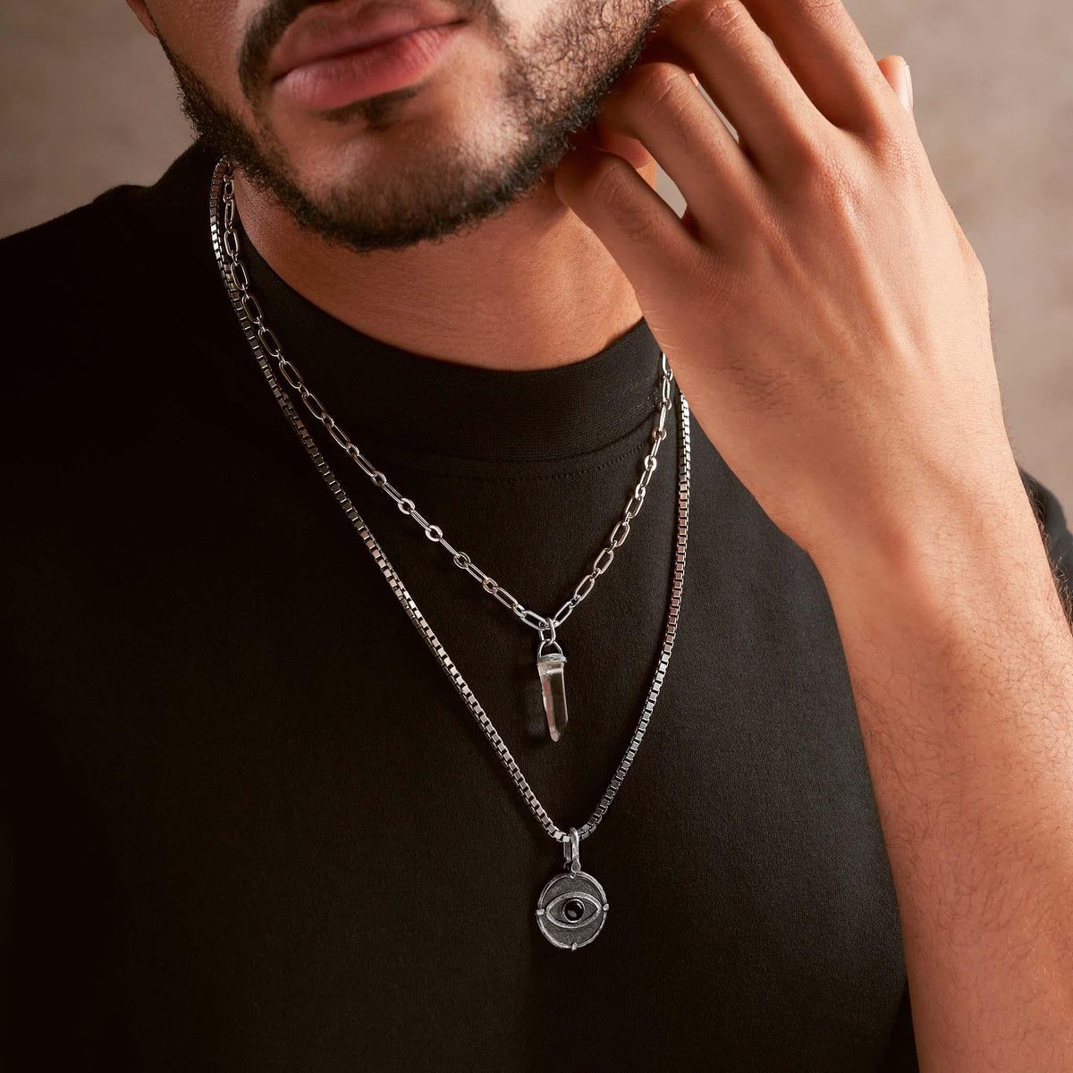 Constant Illumination Onyx Eye Charm
