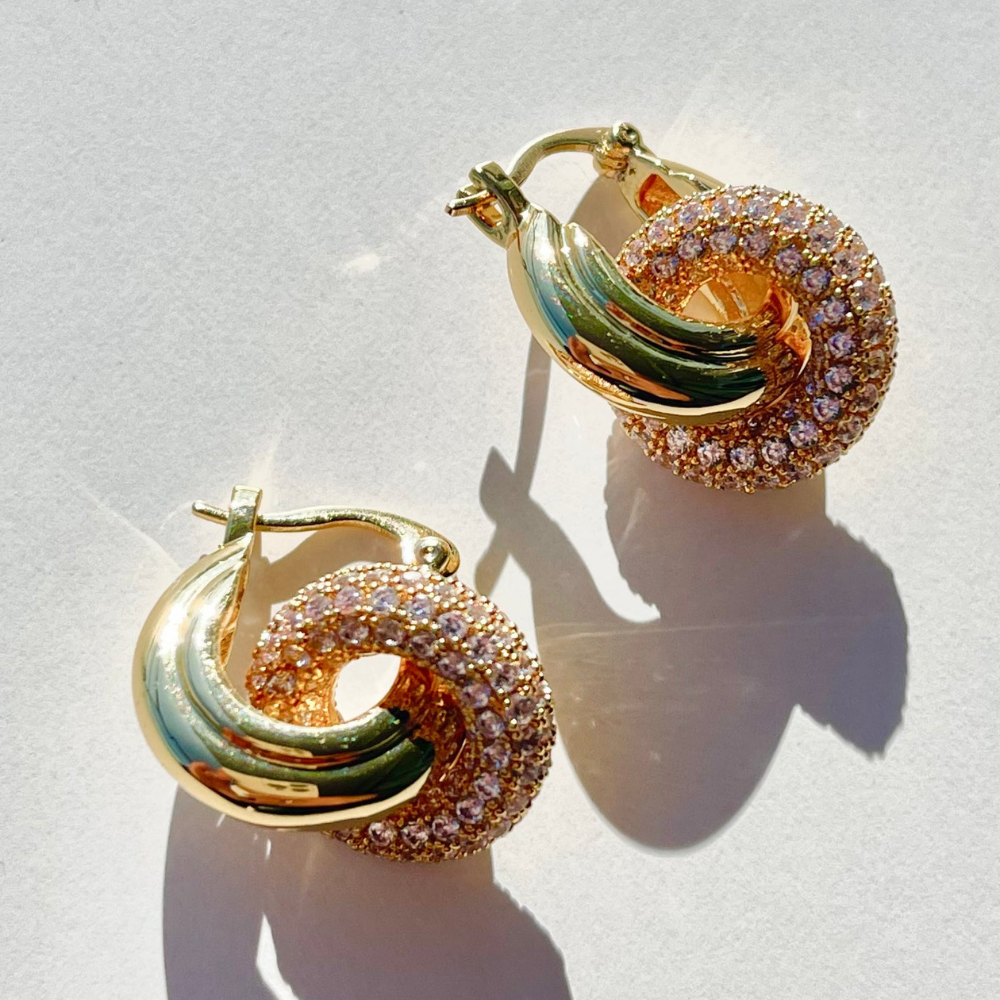 18K Gold-Plated Brooklyn Earrings