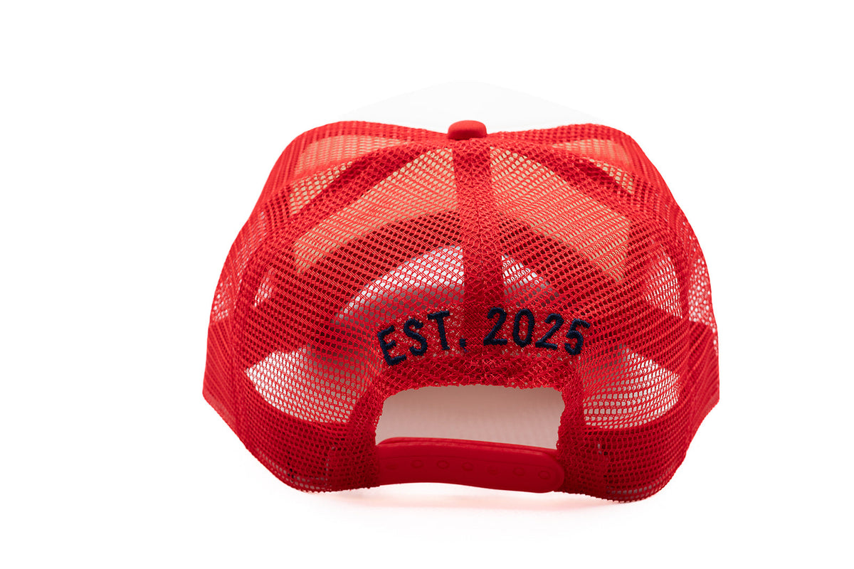 Firetruck Patch Trucker Hat