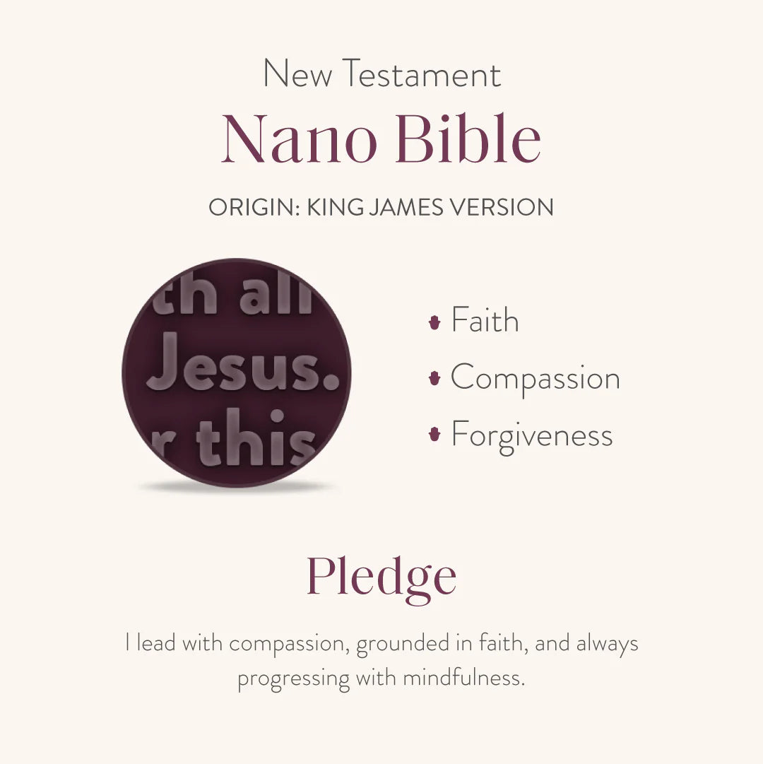 Boundless Wisdom Sapphire Ichthys Bible Nano Chip Necklace
