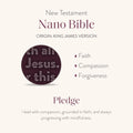 Boundless Wisdom Sapphire Ichthys Bible Nano Chip Necklace 6