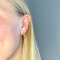 Daisy 3D Huggie Hoop Earrings 10