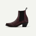 The Sandra Boot in Burgundy 2