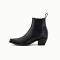 The Sandra Boot in Black Patent Leather 2
