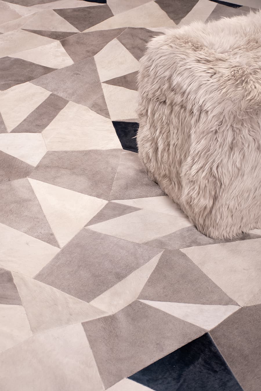 Broken – Custom Sized Cowhide Rug