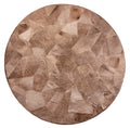 BROKEN ROUND - Patchwork Cowhide Rug 1