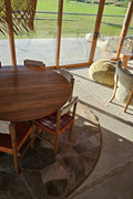 BROKEN ROUND - Patchwork Cowhide Rug 9