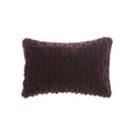Amanda Hancrafted Sculpted Shearling Throw Pillow 2