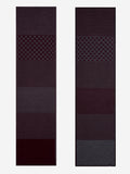 Bruno (grey/red) - Warm and soft Italian scarf from wool blend 3