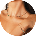 Master Healer 2mm Necklace + Layered Bracelet Set 2