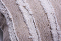 Ivory Raw Linen Square Pillow 3