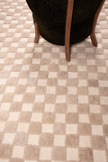 CHECKERED – High and Low Shearling Rug 1