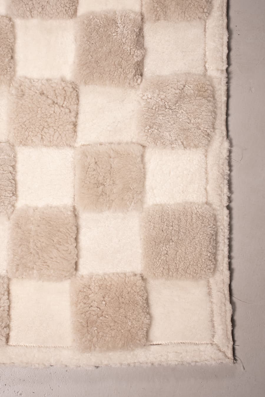 Checkered – High and Low Shearling Rug – view 9