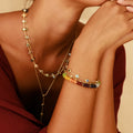 Eternal Harmony Evil Eye Chakra Gemstone Bracelet 4