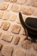 COBBLESTONE – Custom Sheepskin & Shearling Rug 1
