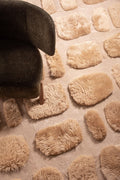 COBBLESTONE – Custom Sheepskin & Shearling Rug 7