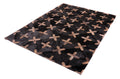 CROSSES – Geometric Luxury Leather Rug for Designers 3