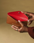 Carmina (cognac) - Italian calf leather women’s wallet 2