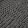 Milano (dark grey) - Italian 100% cashmere ribbed beanie (unisex) 3