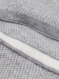 Riccardo (grey & white) - Italian 100% cashmere scarf with pattern 4