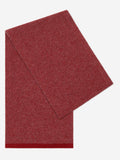 Riccardo (red & grey) - Italian 100% cashmere scarf with pattern 1