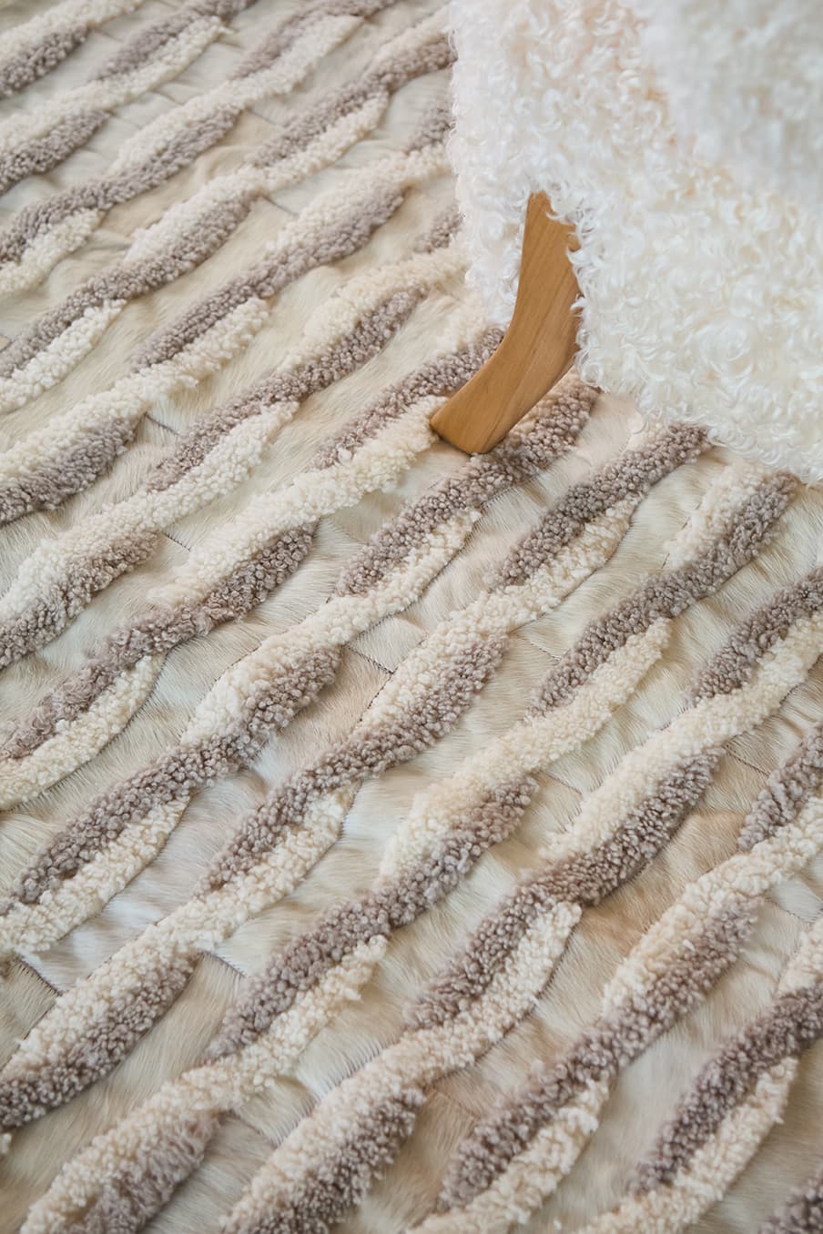 Chains – Bespoke Hair-On-Hide Rug – view 6