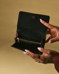Costanza (eggplant) - Italian calf leather women’s wallet 4