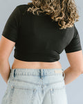 Cross Over Boyfriend Sleeve ( with pockets for insertable cups/nursing pads) 4