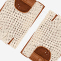 Dario (cognac) - Hand-sewn Italian crochet driving gloves from lambskin leather 4