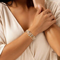 Joyous Temperament Citrine Hamsa Evil Eye Charm Bracelet 2