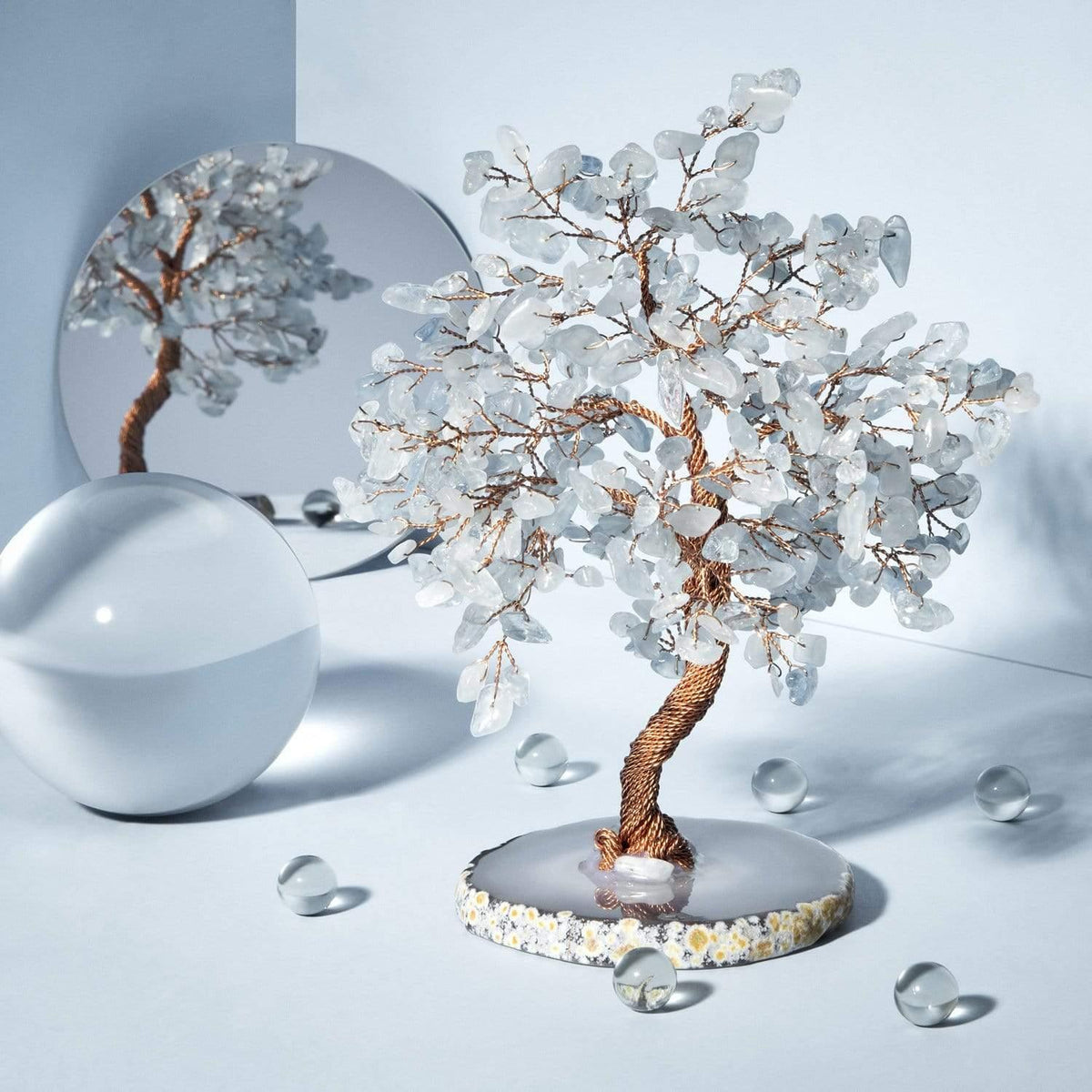 Relaxing Lullaby Aquamarine Feng Shui Tree