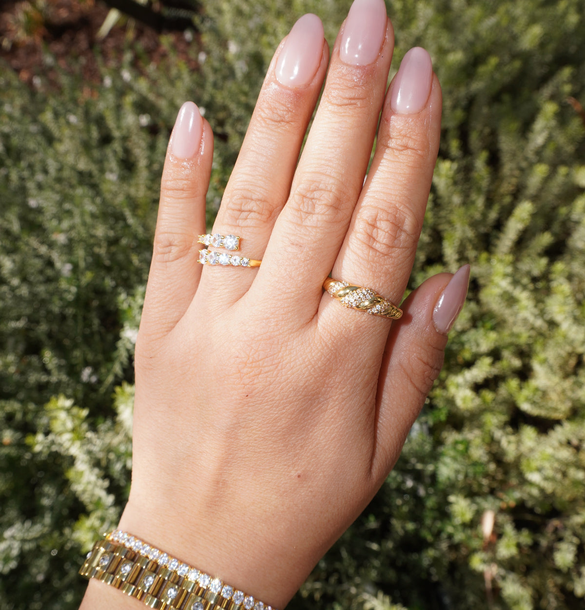18K Gold-Plated Naomi Ring