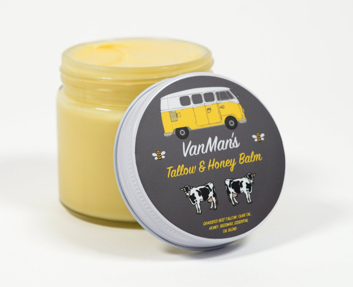 VanMan's Jumbo Tallow & Honey Balm - 6 oz