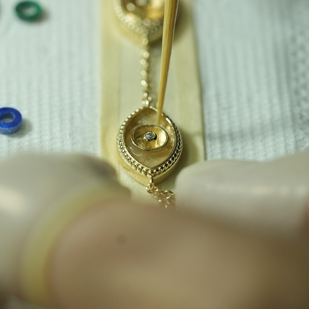 Spiritual Connection Malachite Evil Eye Bracelet