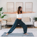 Deep Teal Harem Pants 3