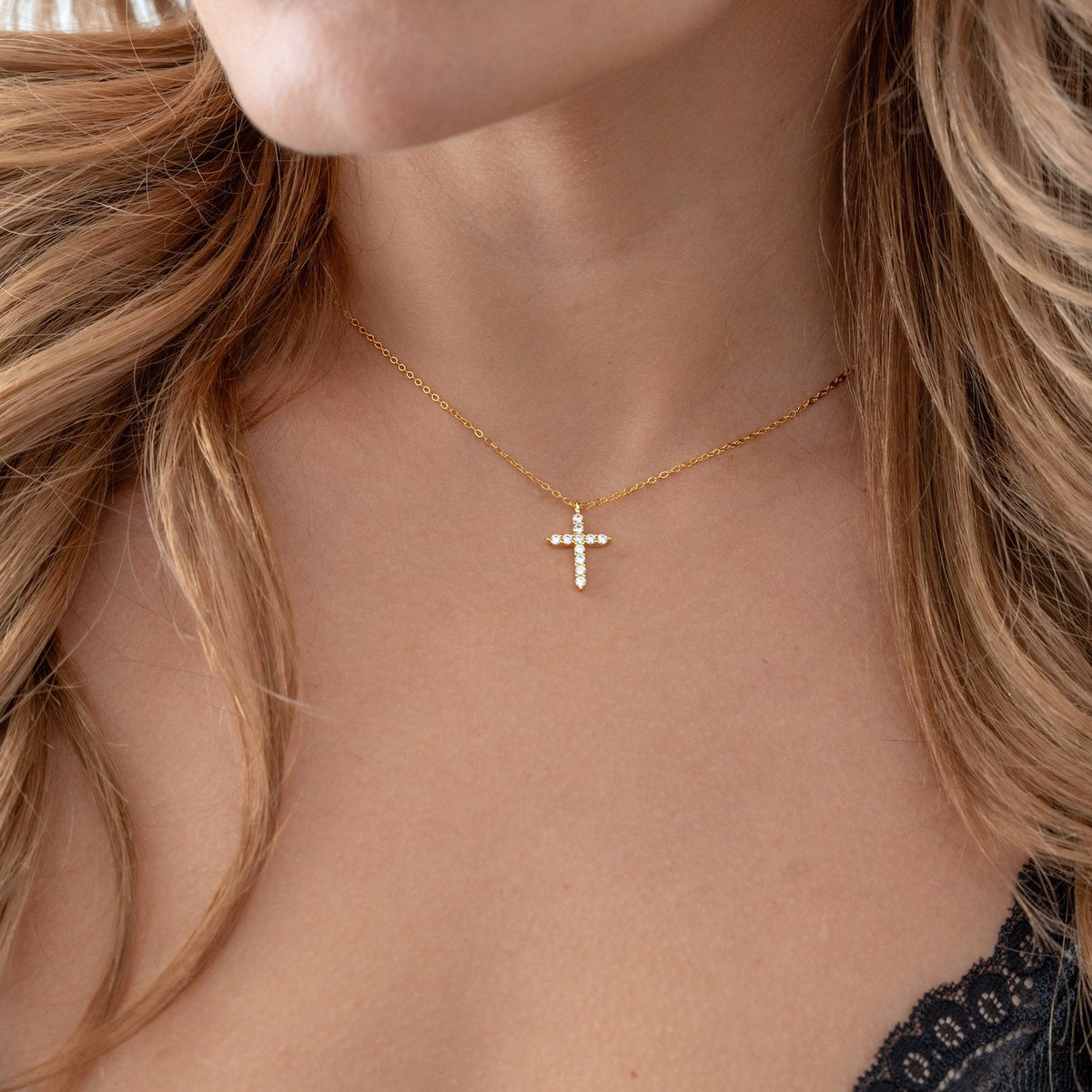 18K Gold Vermeil Faith Necklace